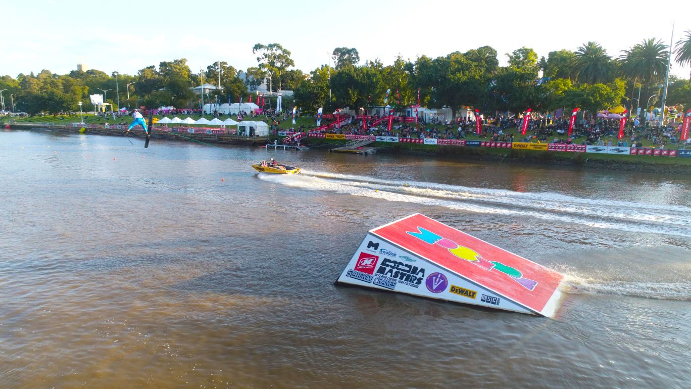 Jumping at Moomba Masters 2020 