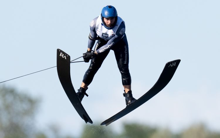 Joel Poland, Men's Jump World Champion 2025. Photo Johnny Hayward