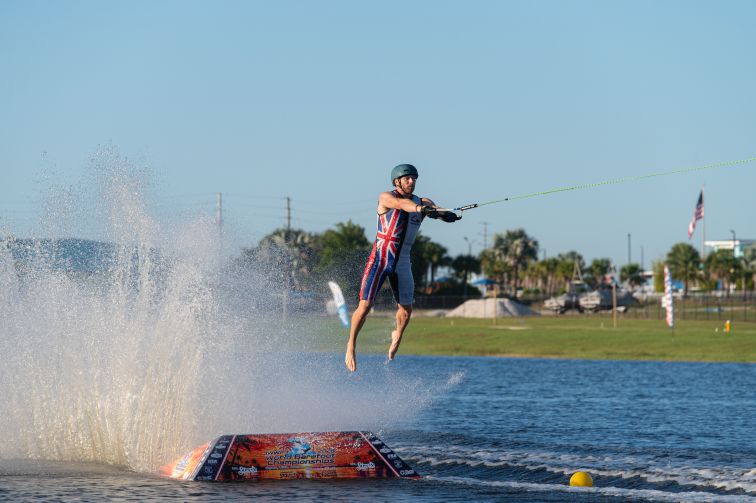David Small jumping at the 2026 Worlds. Photo Darian LeBlanc