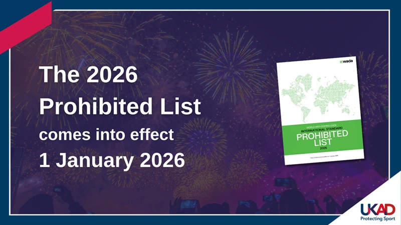 prohibited list 2026