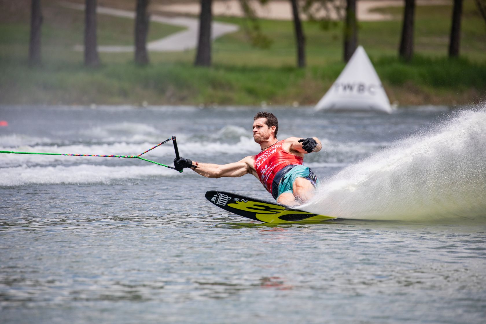 Freddie Winter 3rd at Swiss Pro Slalom 2025 - photo Tiare Miranda
