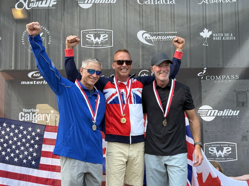 Jeremy Newby-[Ricci wins gold at 2026 World Over 35 Waterski Championships - photo Johnny Hayward