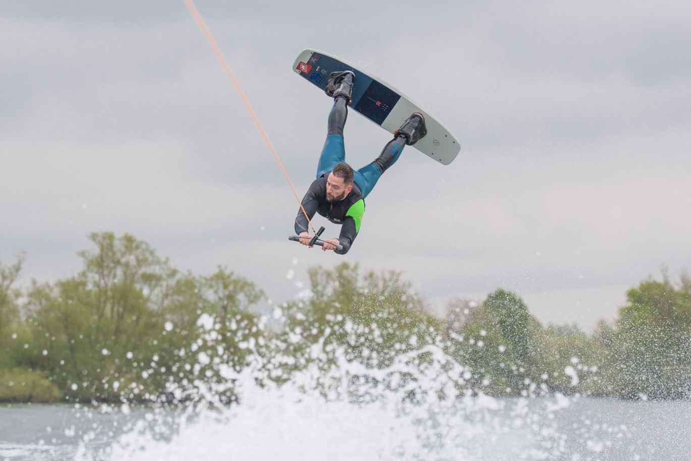 Rich Phillips Wakeboarding in the RAF British Water Ski and Wakeboard