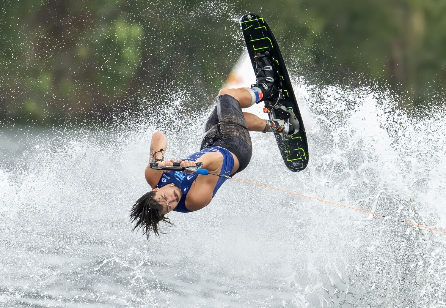 World Record Slalom Water Skiing