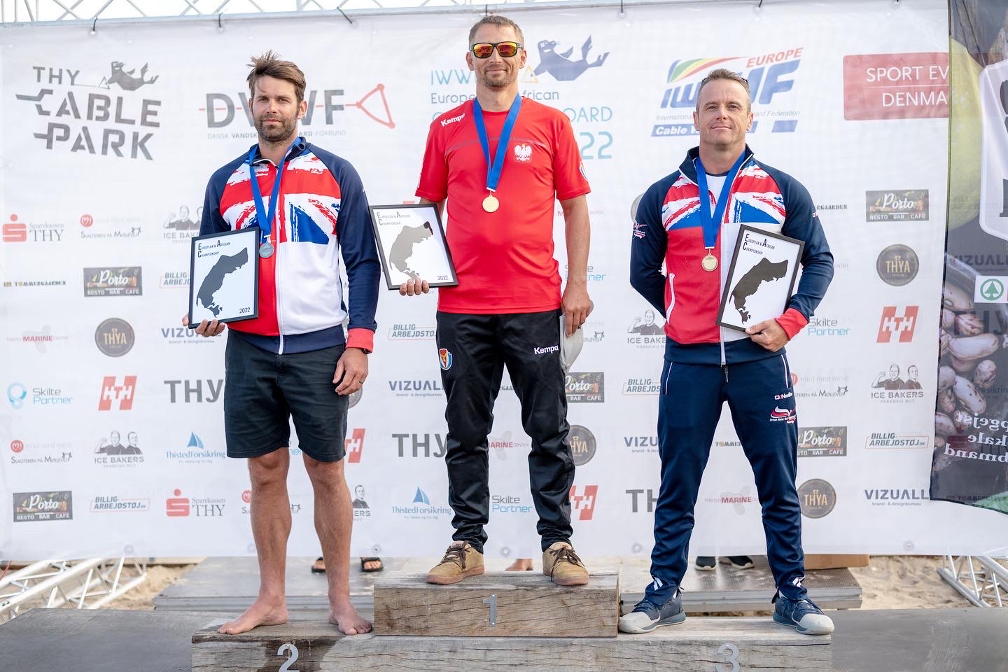 European Medals for Cable Wakeboarders British Water Ski and Wakeboard