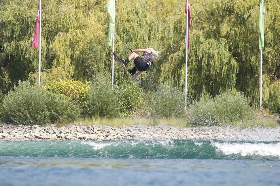 Kate Waldron at the 2022 E&A Wakeboard Championships